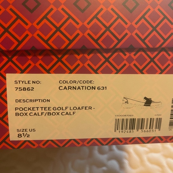 NIB Tory Burch Sport Pocket Tee Golf Loafer - Picture 3 of 7